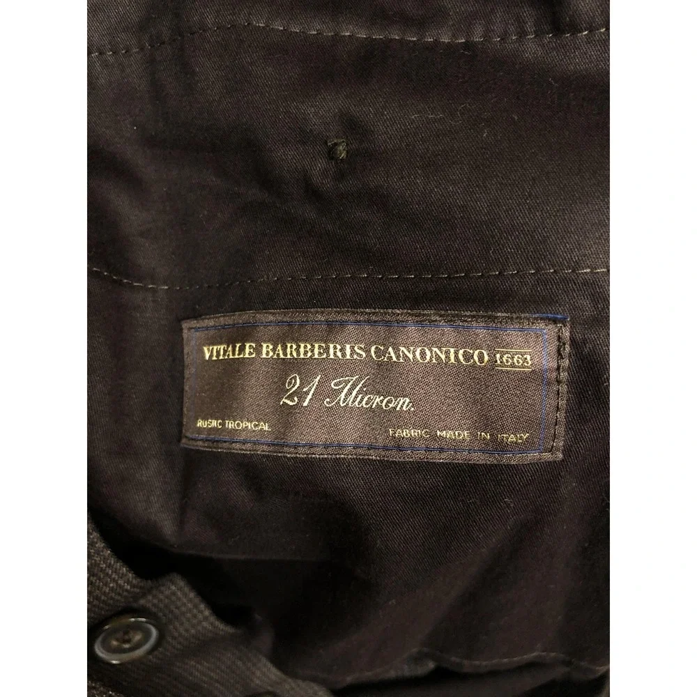 Banana Republic Mens Pants 37x32 (Tag 35x32) Wool Italy Vitale Barberis Canonico